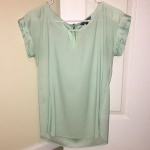 Mint Green Express Blouse size XS